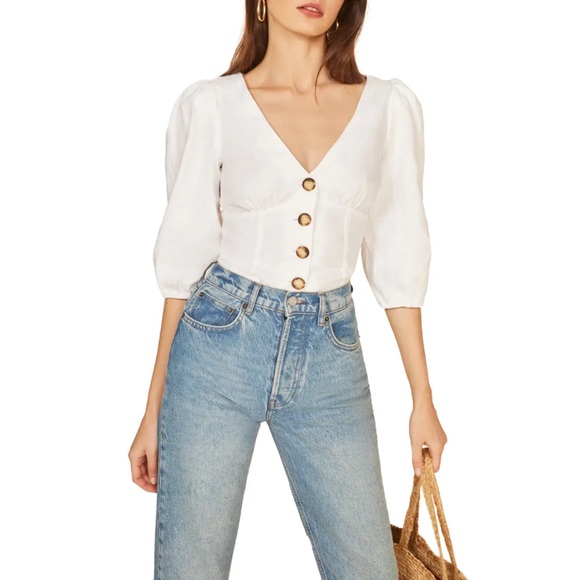 NWT Reformation Anton Top - Picture 1 of 8